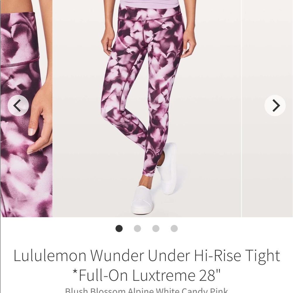 Lululemon wunder under sz 8 25”inseam.  Like new